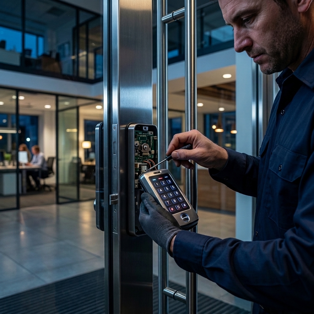 Commercial Locksmith Saugus corporate card reader access control