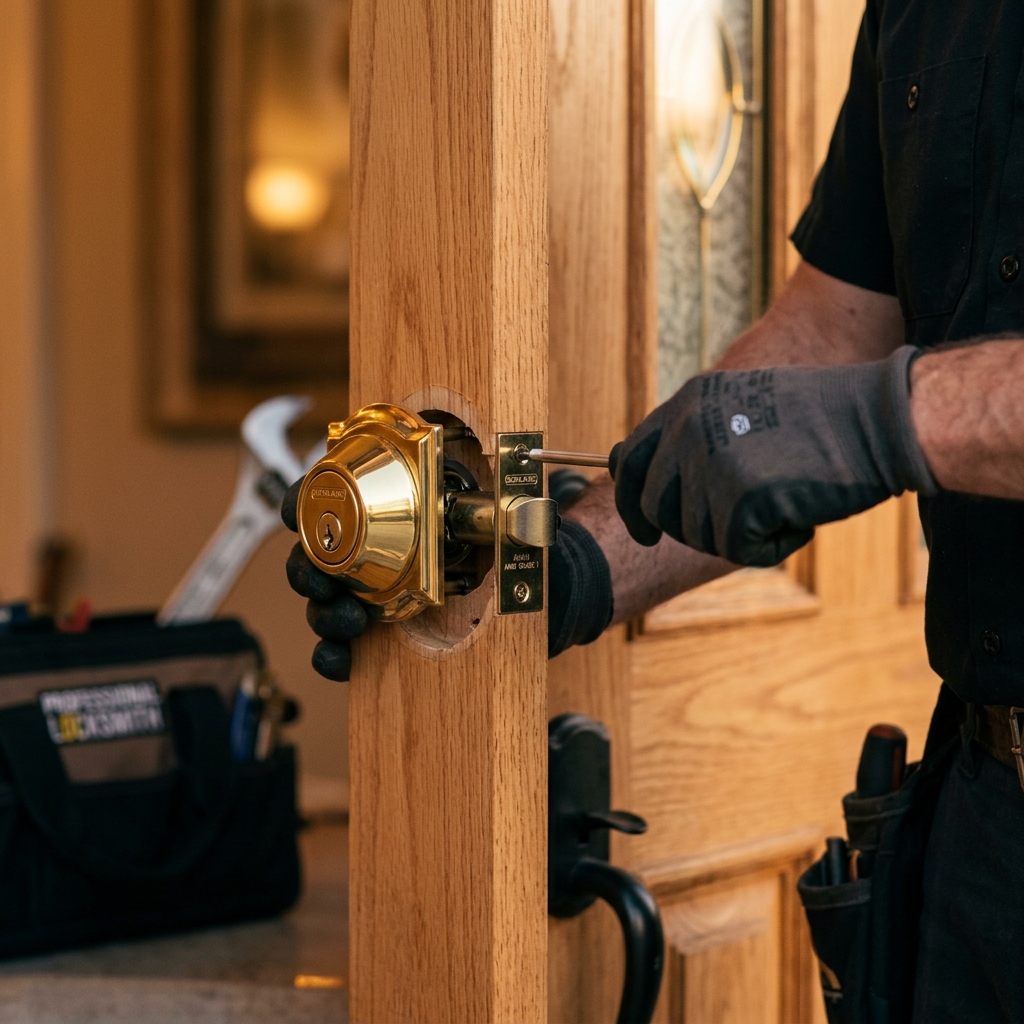 Residential Locksmith Saugus front door latch service